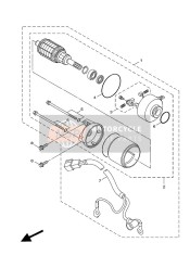 52SH18002100, Starting Motor Ass, Yamaha, 0